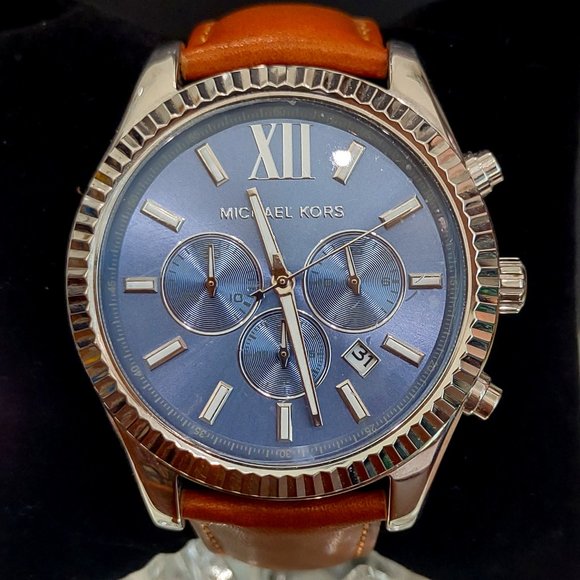 Michael Kors Men's Lexington Brown Watch MK8537 - Picture 1 of 7